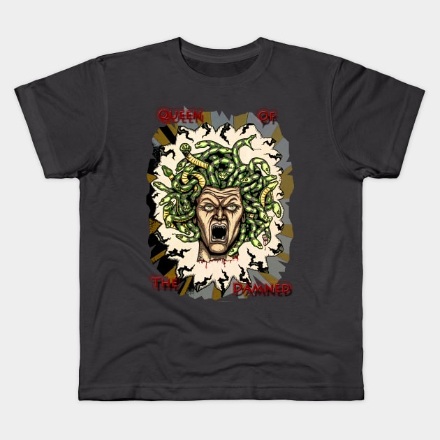 Medusa Kids T-Shirt by sapanaentertainment